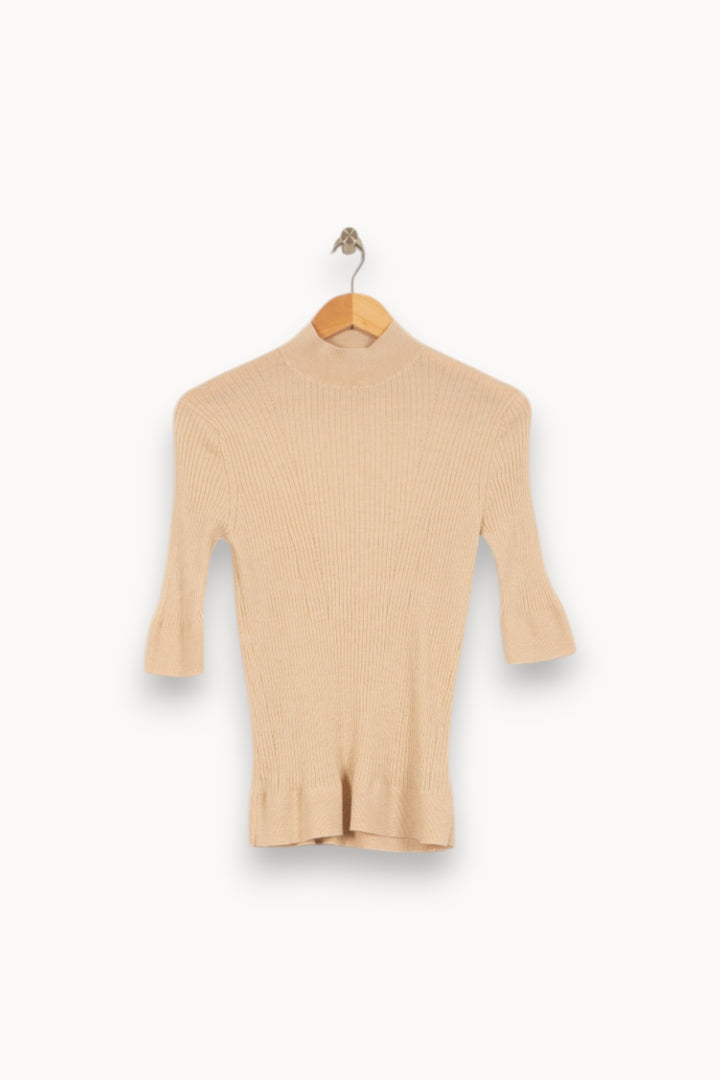 Pull Beige - Taille XL/42 de la marque Eric Bompard | PARAD50317 - Vendu par Paradigme - Image 2
