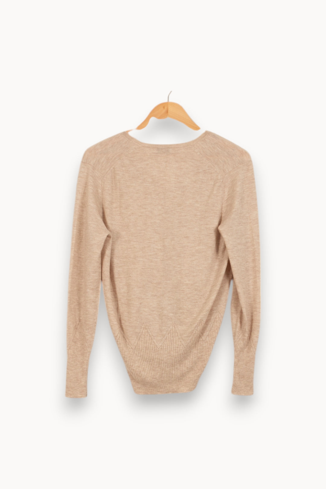 Pull Beige - Taille XL/42 de la marque Eric Bompard | PARAD50321 - Vendu par Paradigme - Image 4