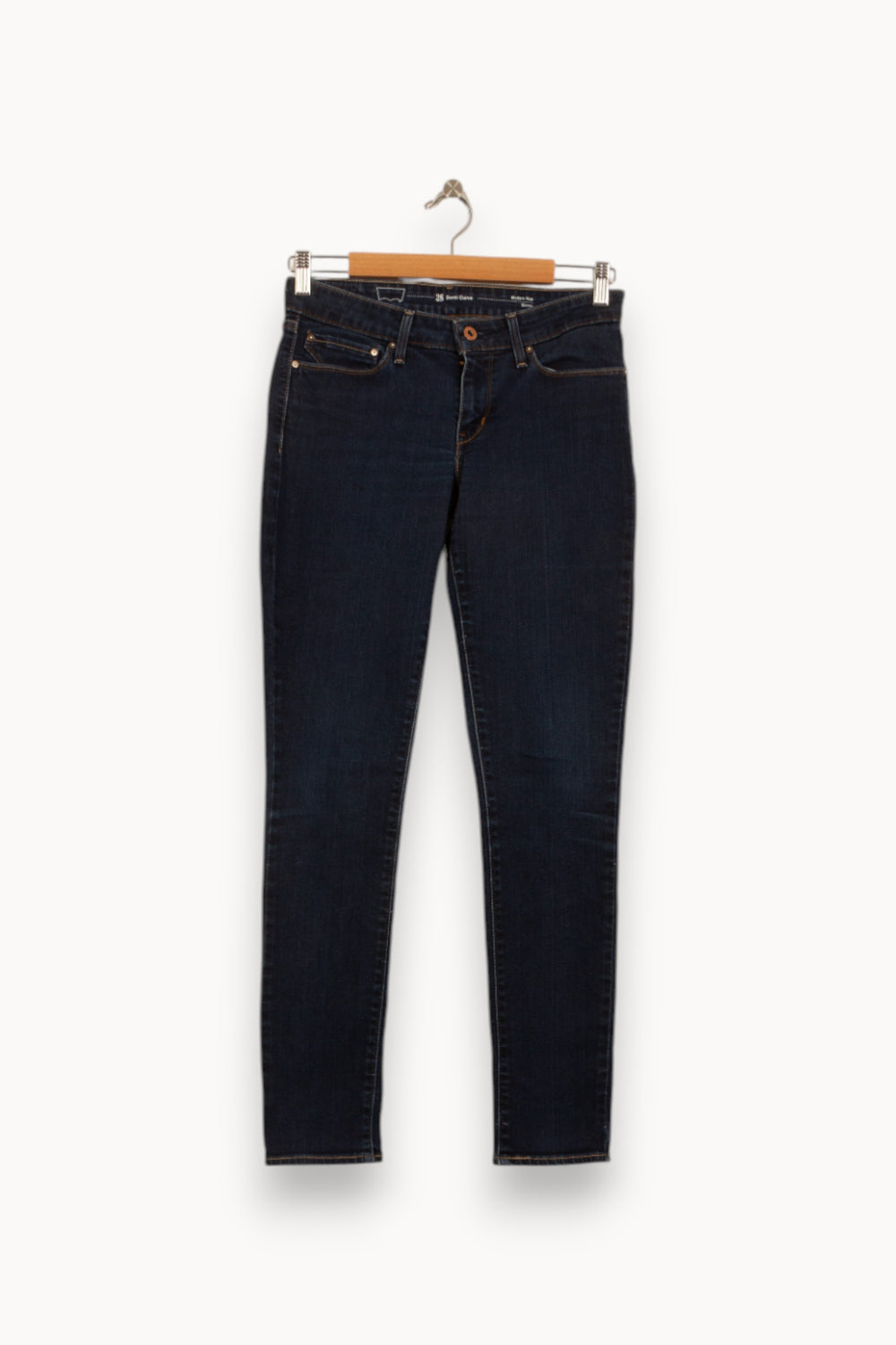 Jean Skinny Bleu - Taille M/38 de la marque Levi's | PARAD50326 - Vendu par Paradigme - Image 2