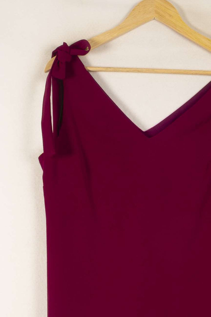 Robe Droite Violette - Taille L/40 de la marque Caroll | PARAD50332 - Vendu par Paradigme - Image 3