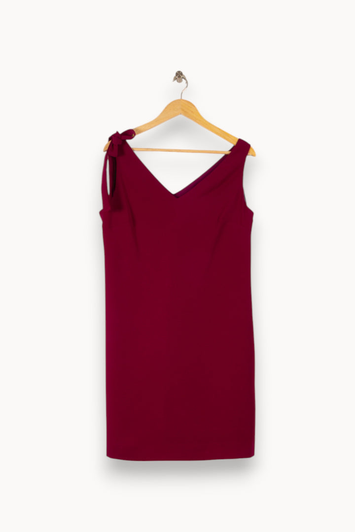 Robe Droite Violette - Taille L/40 de la marque Caroll | PARAD50332 - Vendu par Paradigme - Image 2