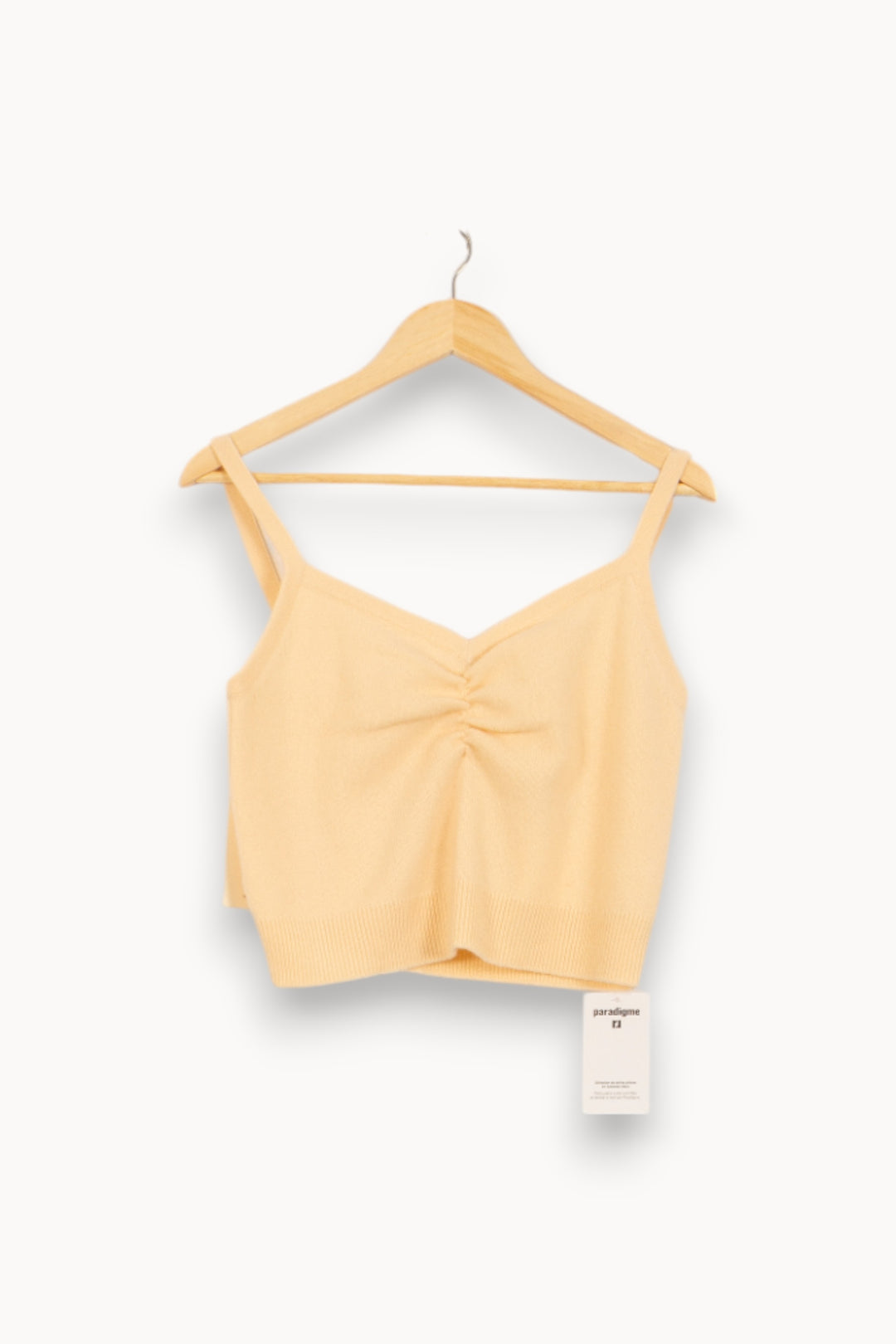 Crop Top Beige - Taille L/40 de la marque Sandro | PARAD50333 - Vendu par Paradigme - Image 2