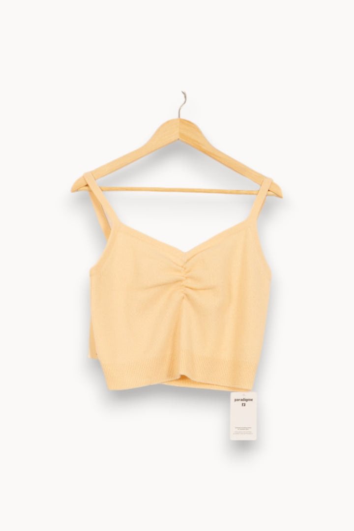 Crop Top Beige - Taille L/40 de la marque Sandro | PARAD50333 - Vendu par Paradigme - Image 2