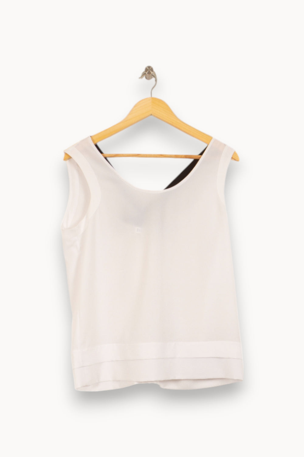 Débardeur Blanc - Taille L/40 de la marque Claudie Pierlot | PARAD50334 - Vendu par Paradigme - Image 2