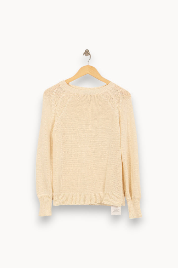 Pull Blanc - Taille S/36 de la marque Gerard Darel | PARAD50338 - Vendu par Paradigme - Image 2
