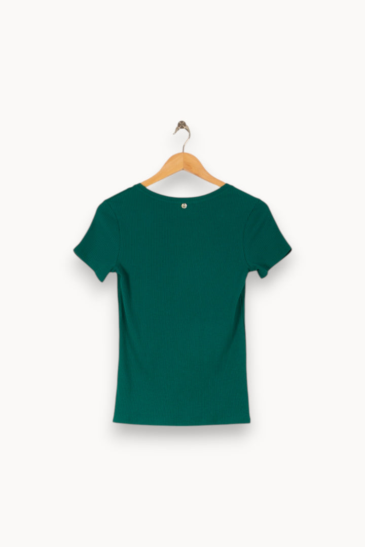 Tee-shirt Vert - Taille XS/34 de la marque One Step | PARAD50339 - Vendu par Paradigme - Image 4