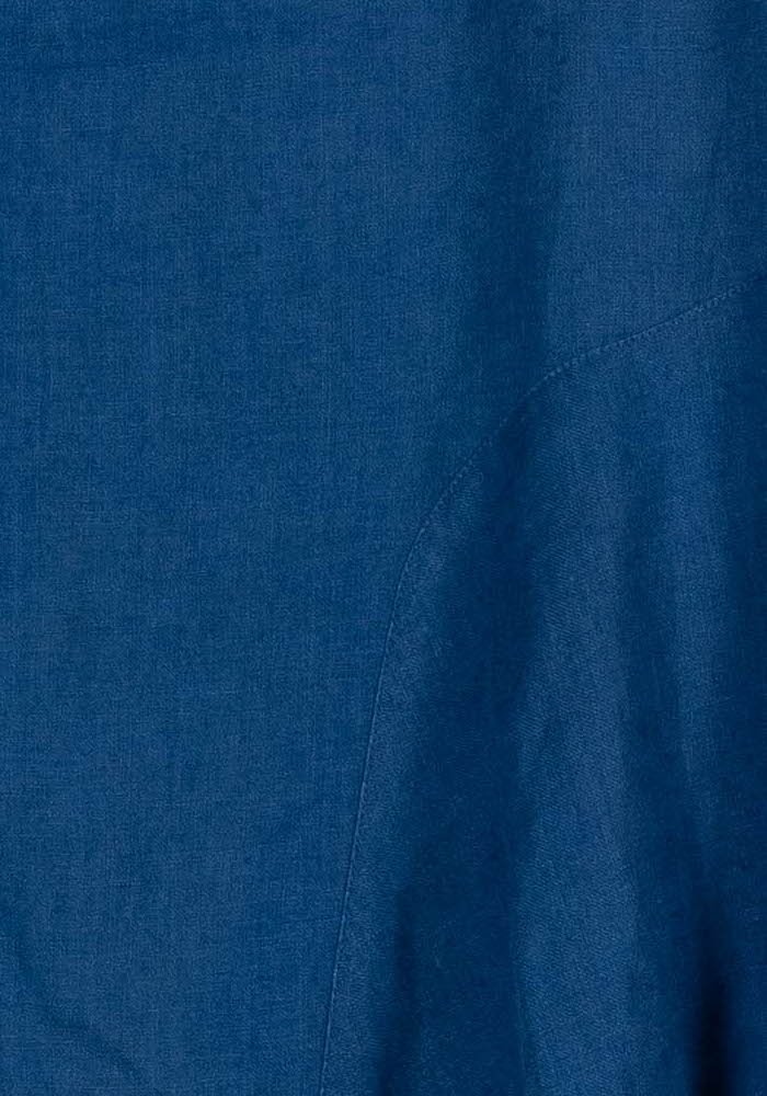 Jupe Évasée Bleue - Taille L/40 de la marque Caroll | PARAD50343 - Vendu par Paradigme - Image 3