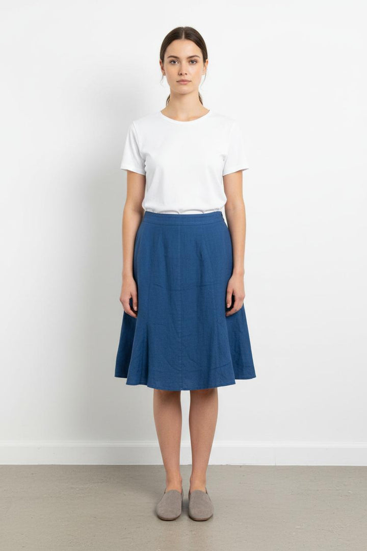 Jupe Évasée Bleue - Taille L/40 de la marque Caroll | PARAD50343 - Vendu par Paradigme - Image 1