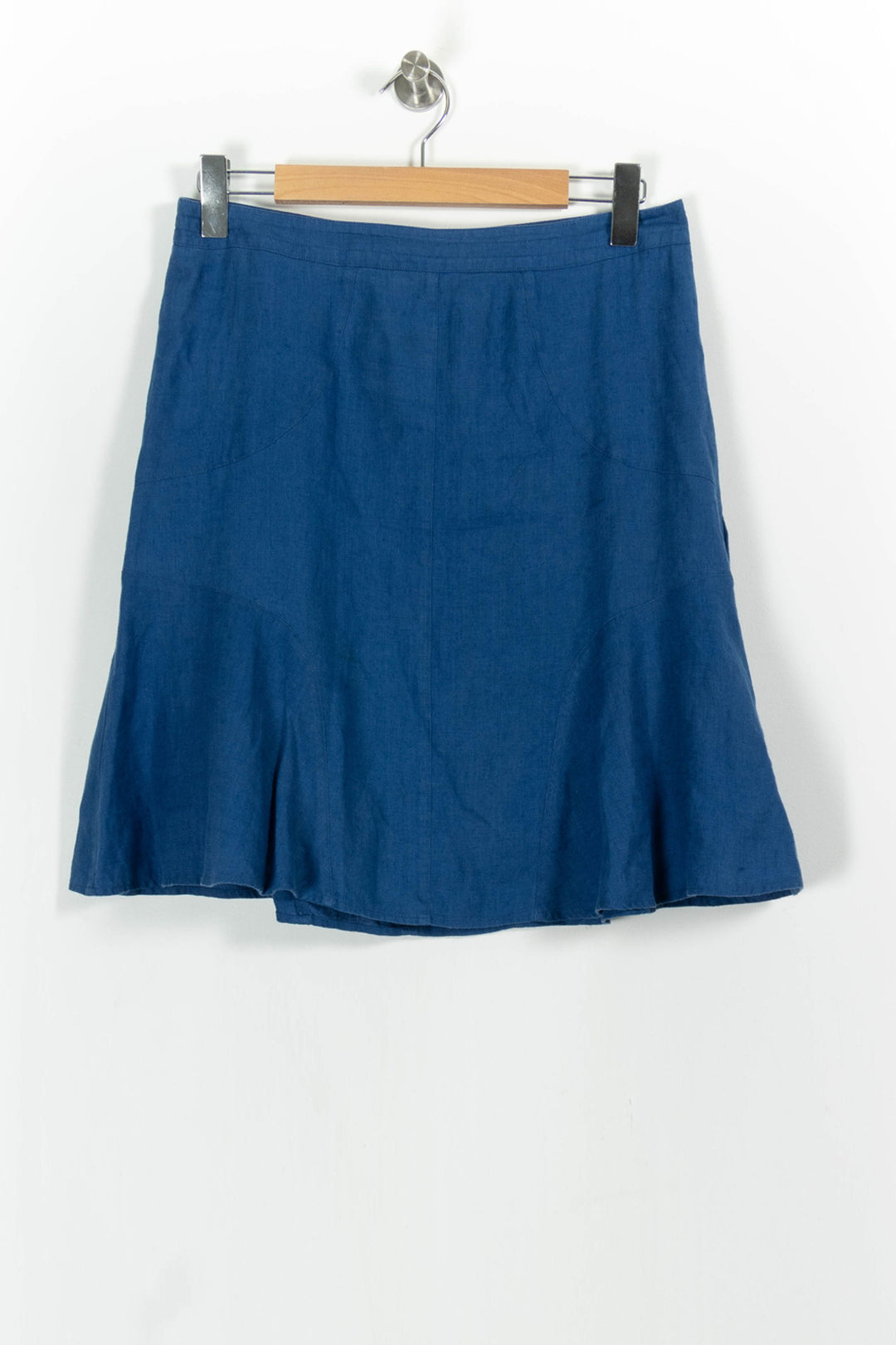 Jupe Évasée Bleue - Taille L/40 de la marque Caroll | PARAD50343 - Vendu par Paradigme - Image 2