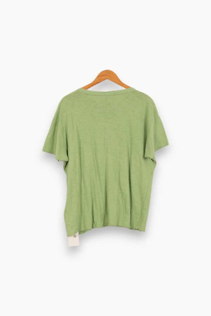 Tee-shirt Vert - Taille L/40 de la marque American Vintage | PARAD50350 - Vendu par Paradigme - Image 4