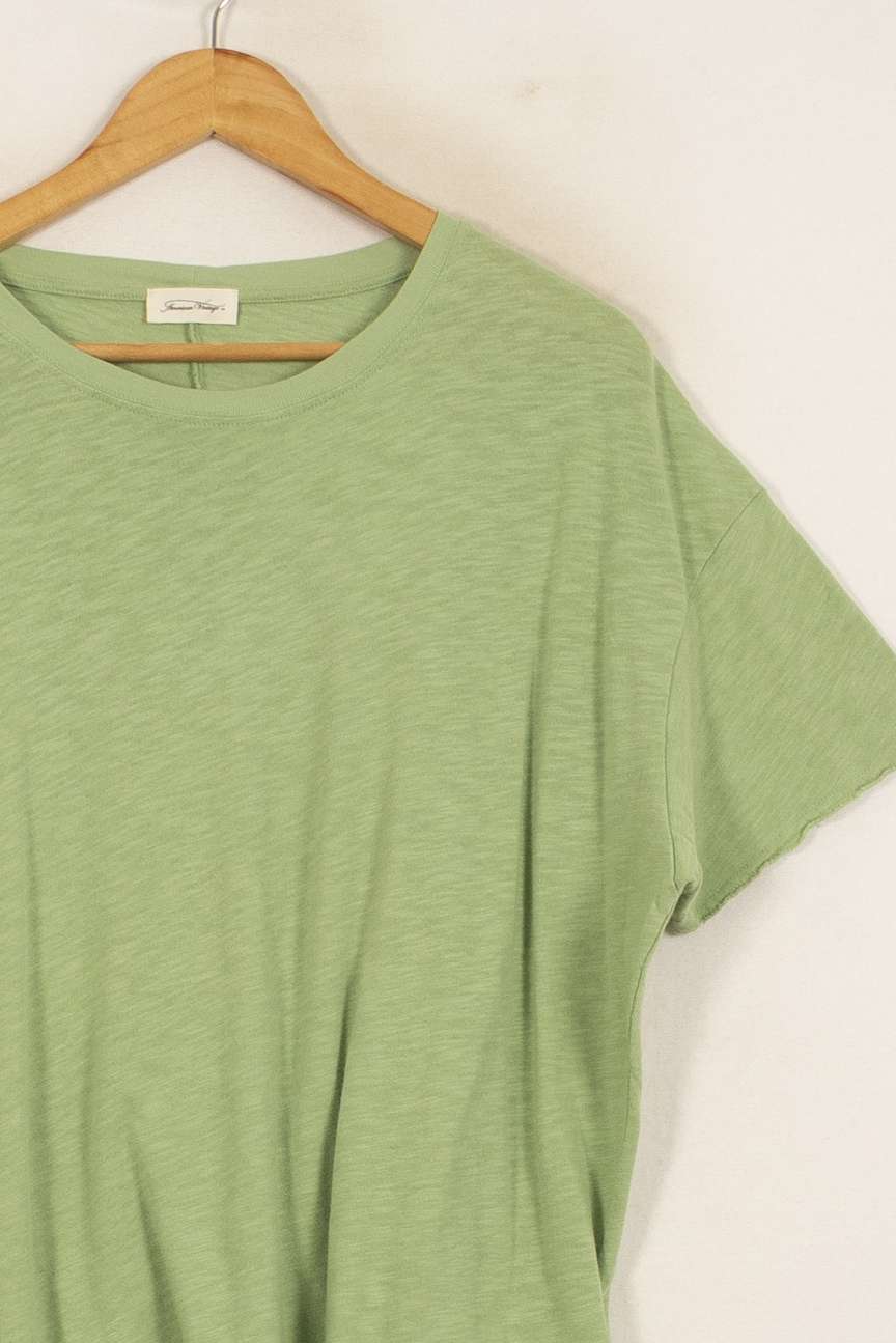 Tee-shirt Vert - Taille L/40 de la marque American Vintage | PARAD50350 - Vendu par Paradigme - Image 3
