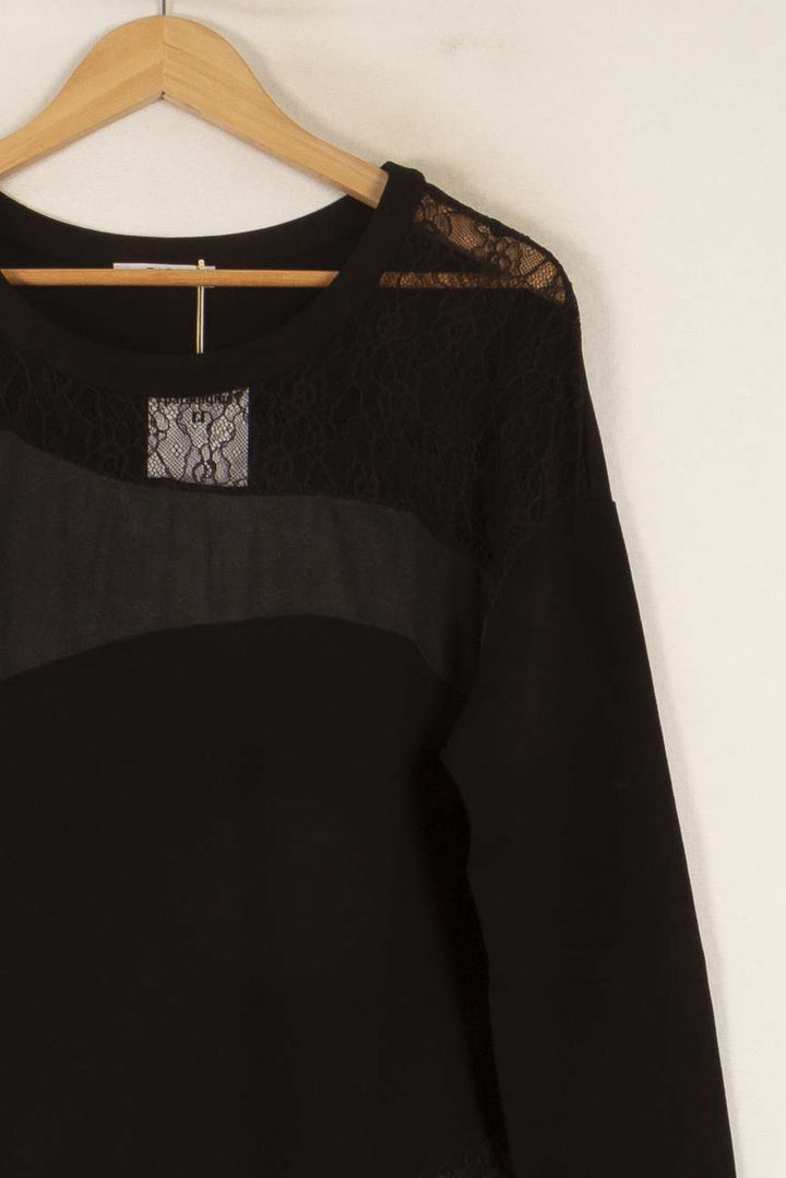 Pull Noir - Taille M/38 de la marque ZAPA | PARAD50354 - Vendu par Paradigme - Image 3