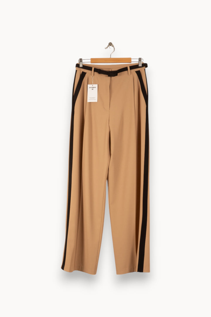 Pantalon Large Beige et Noir - Taille M/38 de la marque Imperial | PARAD50361 - Vendu par Paradigme - Image 2