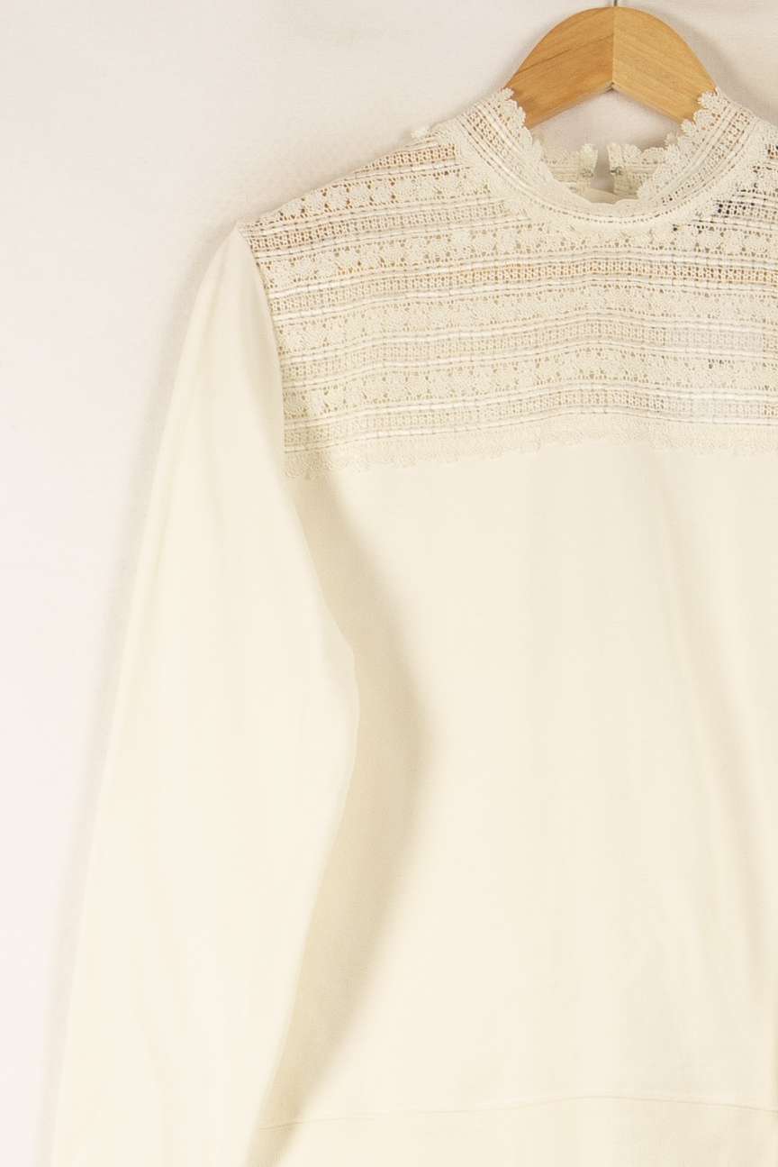 Pull Blanc - Taille S/36 de la marque The Kooples | PARAD50367 - Vendu par Paradigme - Image 3