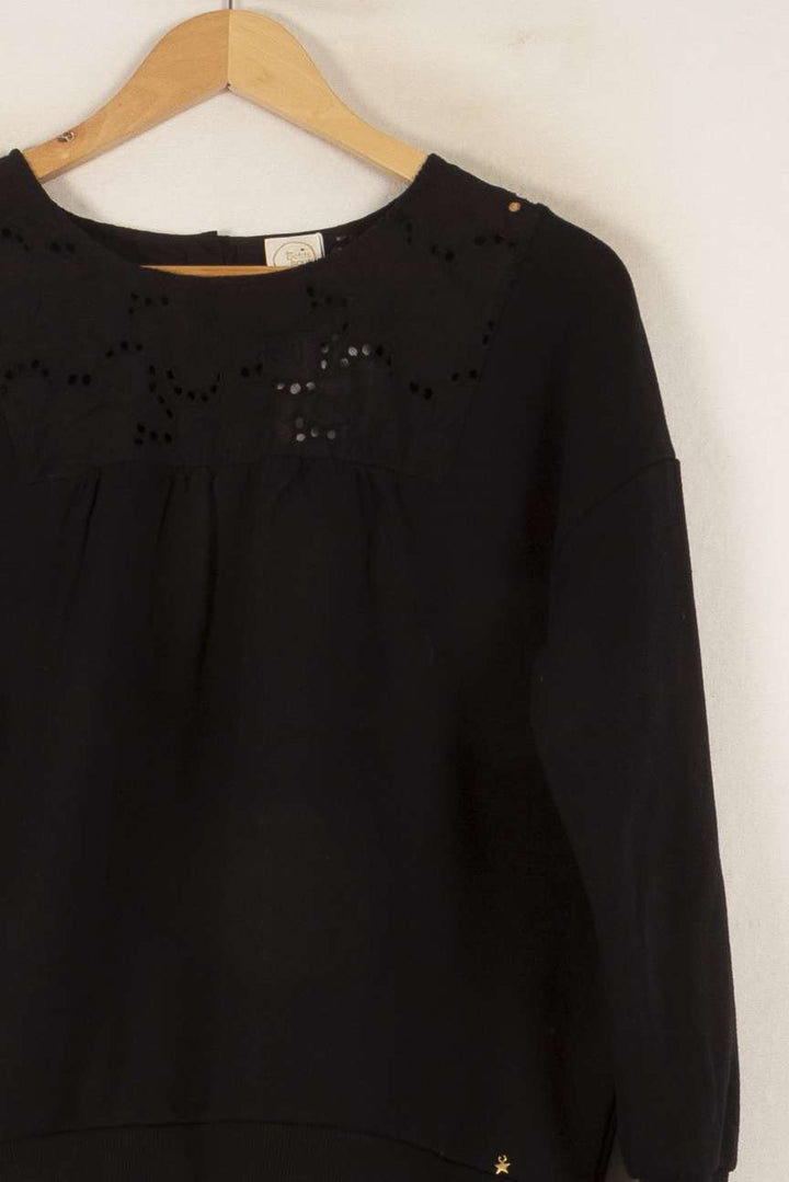 Sweat Noir - Taille S/36 de la marque Des petits hauts | PARAD50369 - Vendu par Paradigme - Image 3