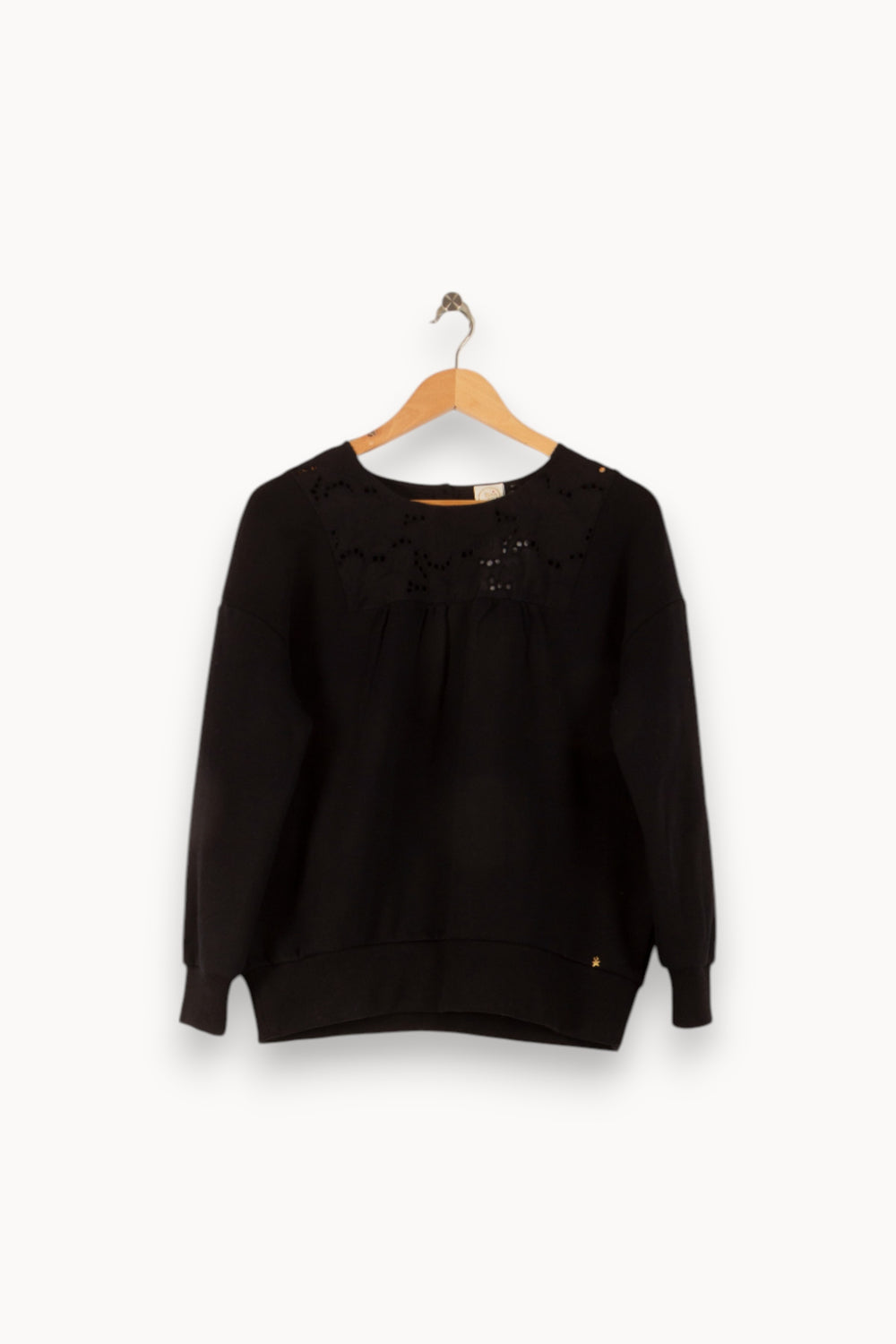 Sweat Noir - Taille S/36 de la marque Des petits hauts | PARAD50369 - Vendu par Paradigme - Image 2