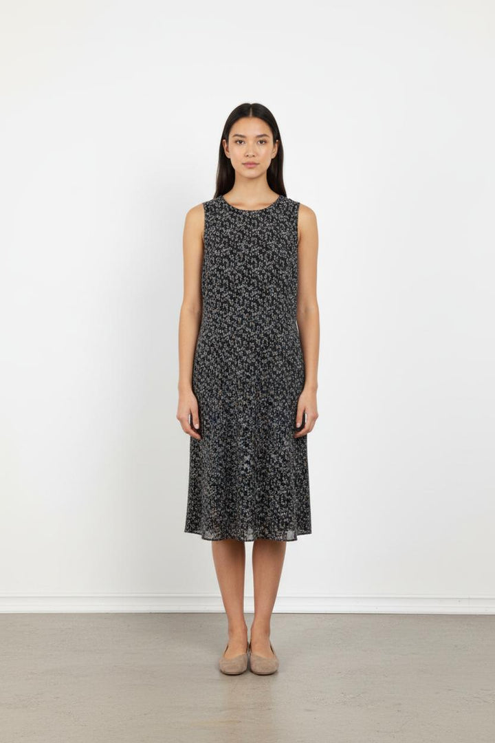 Robe Midi Bleu et Noir - Taille M/38
