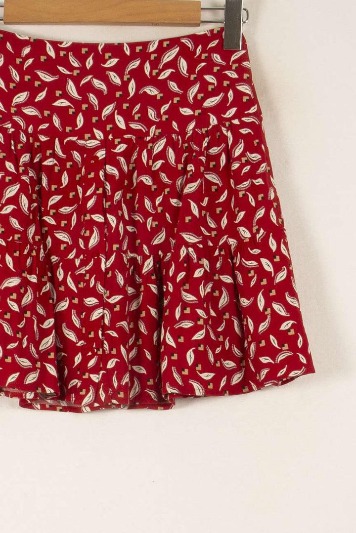 Jupe Évasée Rouge et Blanche - Taille XS/34 de la marque Comptoir des Cotonniers | PARAD50384 - Vendu par Paradigme - Image 3