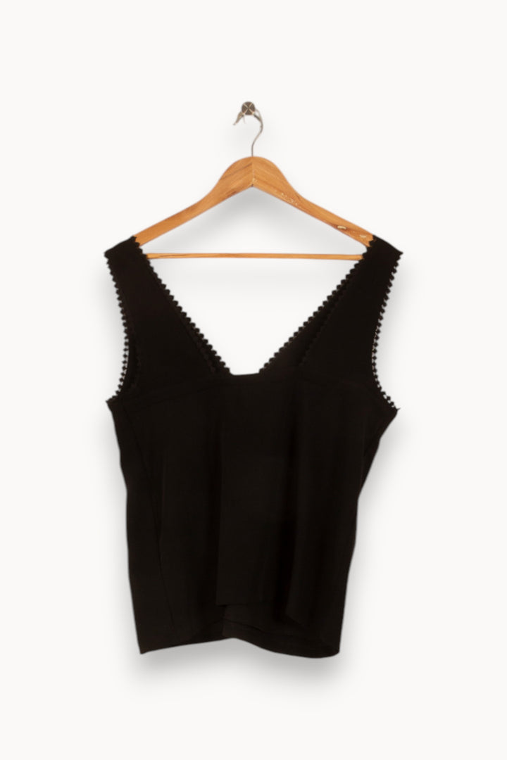 Débardeur Noir - Taille L/40 de la marque The Kooples | PARAD50388 - Vendu par Paradigme - Image 4