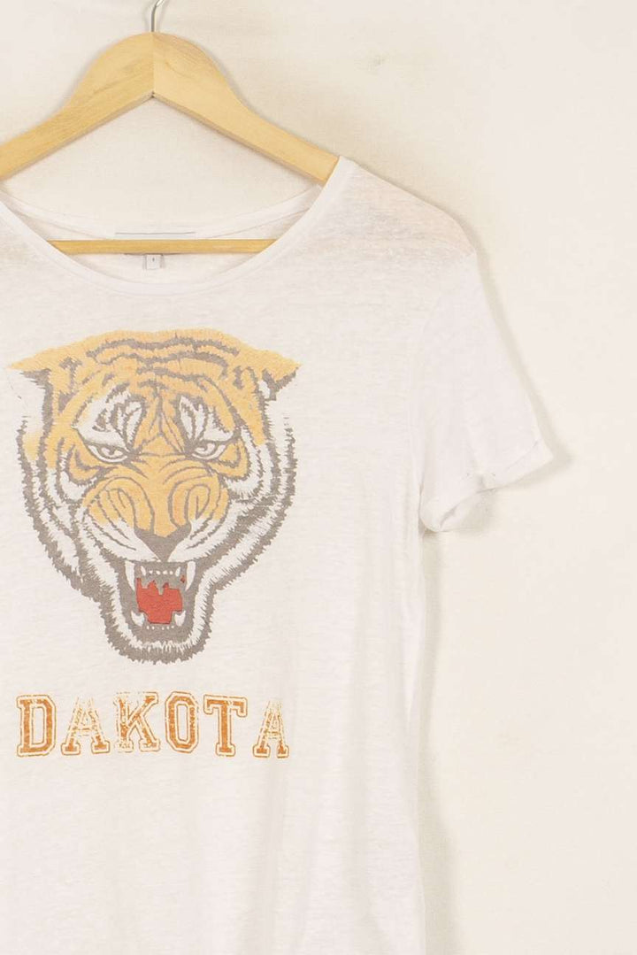 Tee-shirt Blanc - Taille S/36 de la marque Sandro | PARAD50391 - Vendu par Paradigme - Image 3