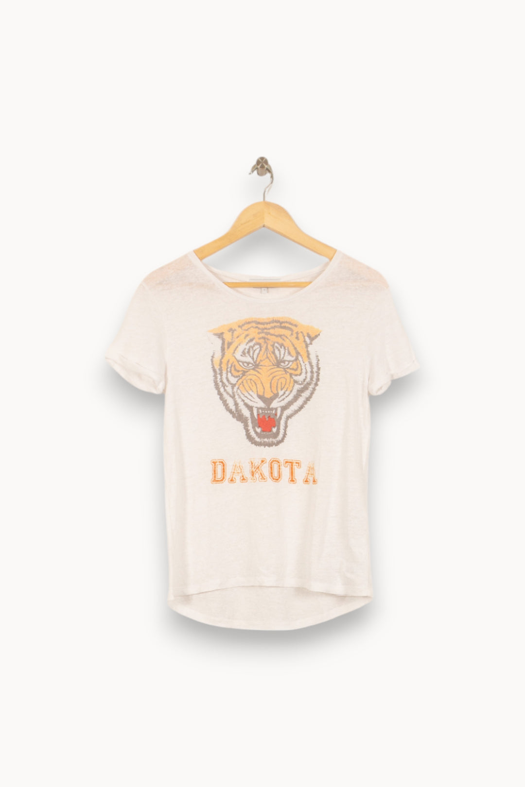 Tee-shirt Blanc - Taille S/36 de la marque Sandro | PARAD50391 - Vendu par Paradigme - Image 2