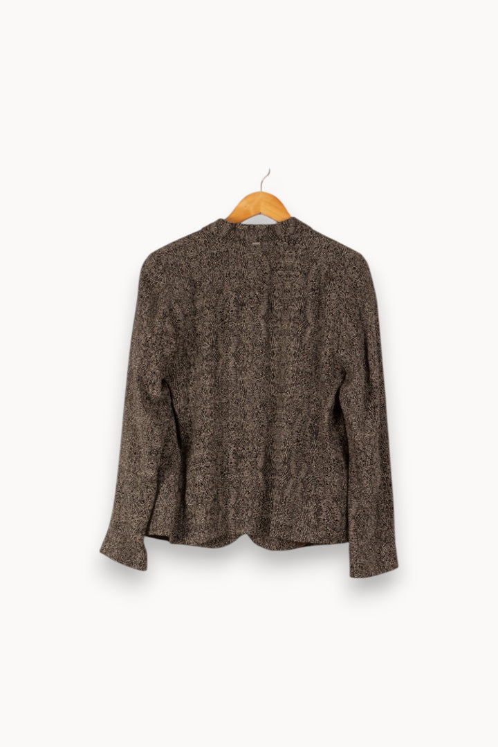 Veste Noire et Blanche - Taille L/40 de la marque IKKS | PARAD50400 - Vendu par Paradigme - Image 4