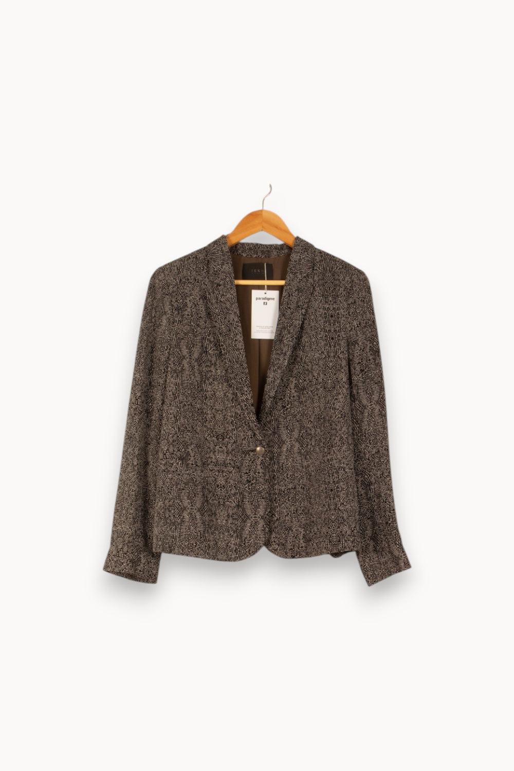 Veste Noire et Blanche - Taille L/40 de la marque IKKS | PARAD50400 - Vendu par Paradigme - Image 2