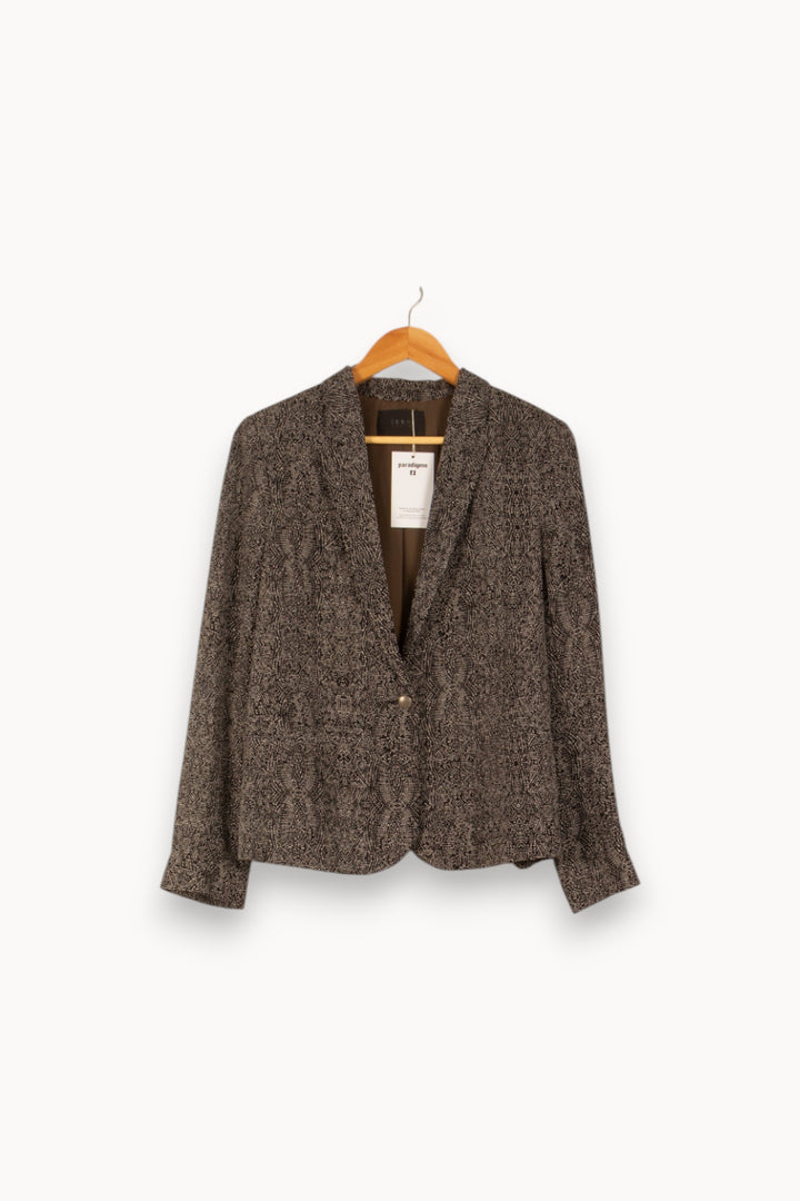 Veste Noire et Blanche - Taille L/40 de la marque IKKS | PARAD50400 - Vendu par Paradigme - Image 2