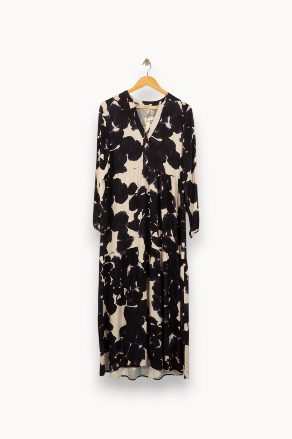 Robe Longue Bleu et Blanc - Taille M/38 de la marque La Fée Maraboutée | PARAD50404 - Vendu par Paradigme - Image 2