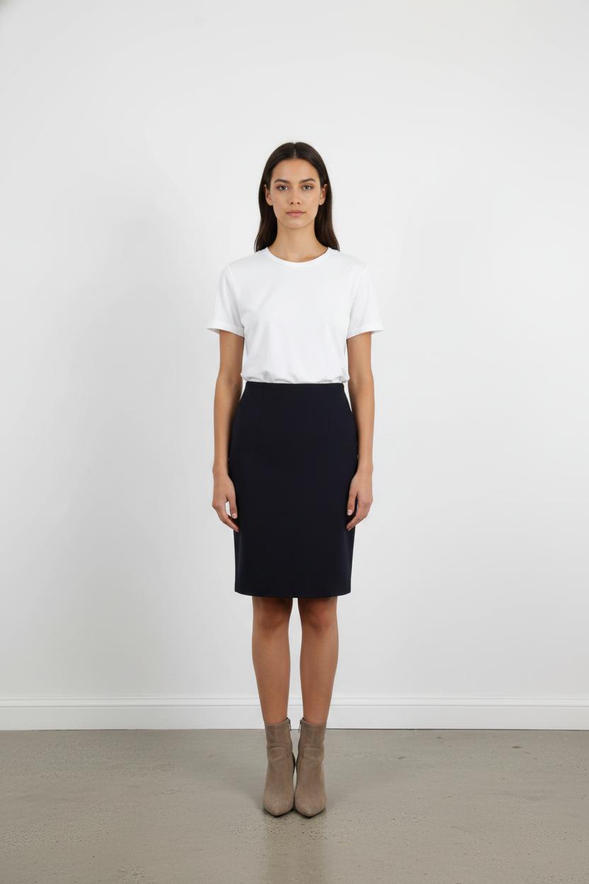 Jupe Crayon Bleue - Taille S/36