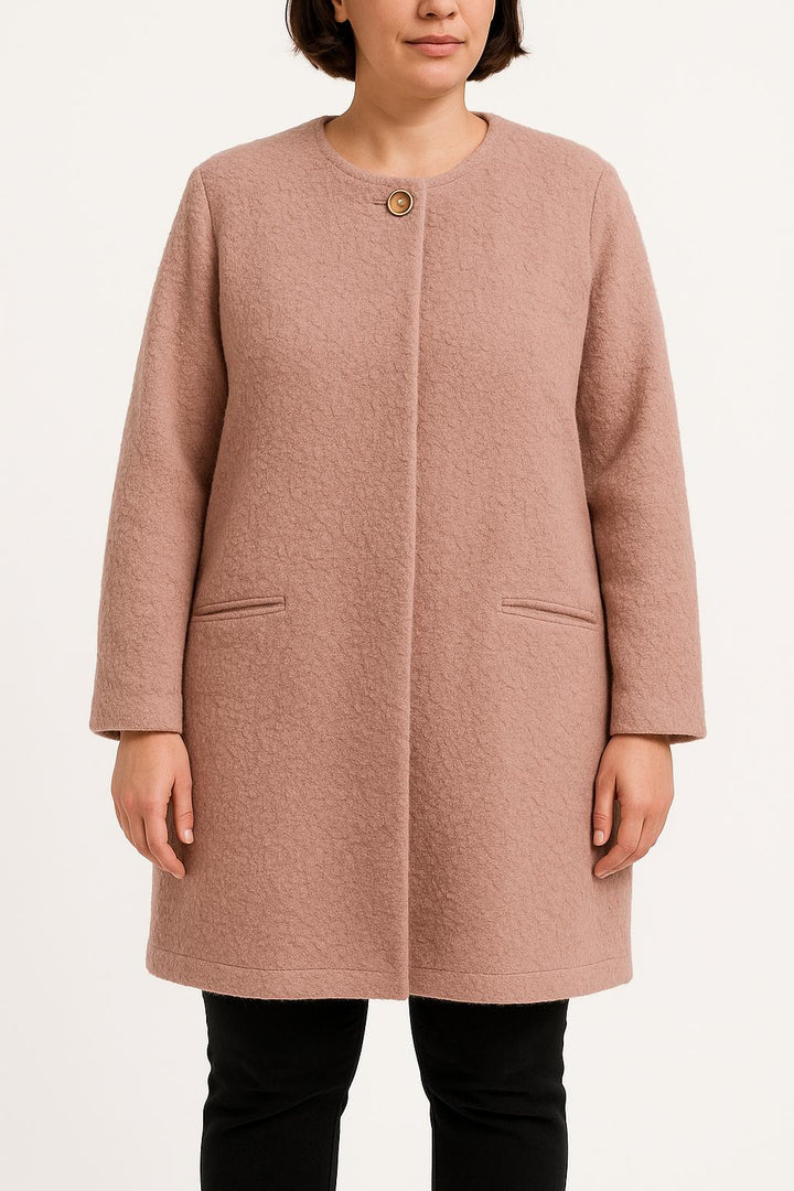 Manteau Rose - Taille XL/42 de la marque La Fée Maraboutée | PARAD50418 - Vendu par Paradigme - Image 1