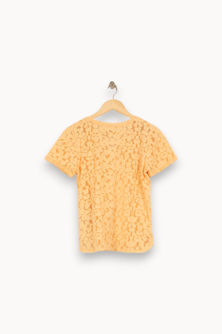 Tee-shirt Jaune - Taille L/40 de la marque Maje | PARAD50422 - Vendu par Paradigme - Image 4
