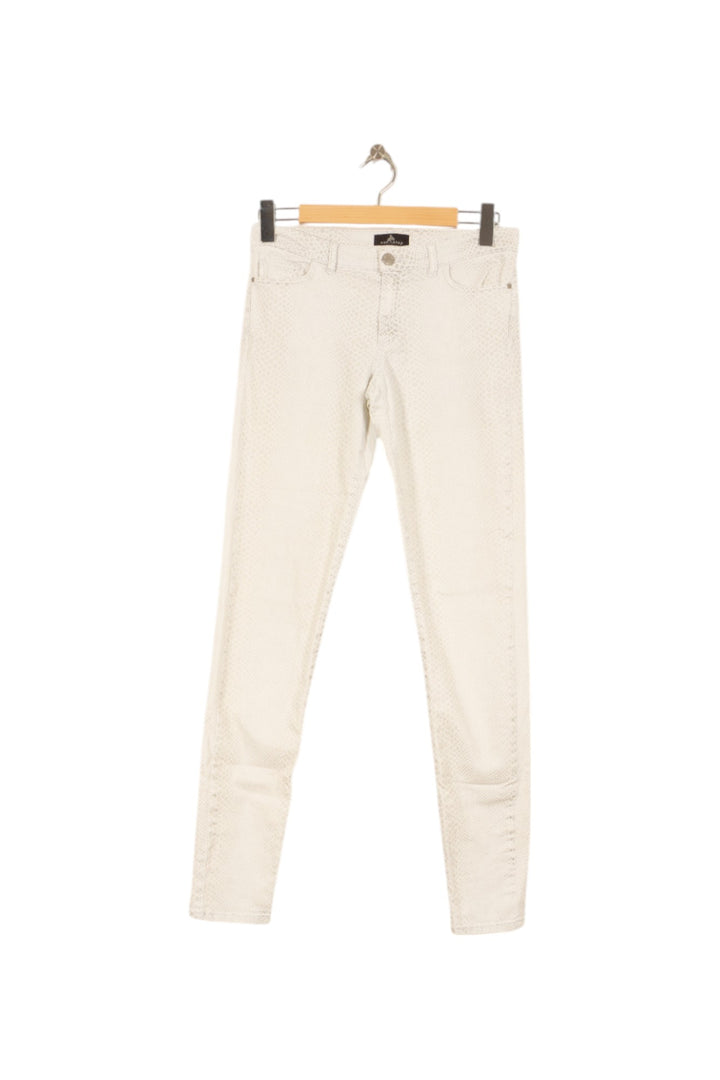 Jean Slim Blanc - Taille M/38 de la marque One Step | PARAD50427 - Vendu par Paradigme - Image 5