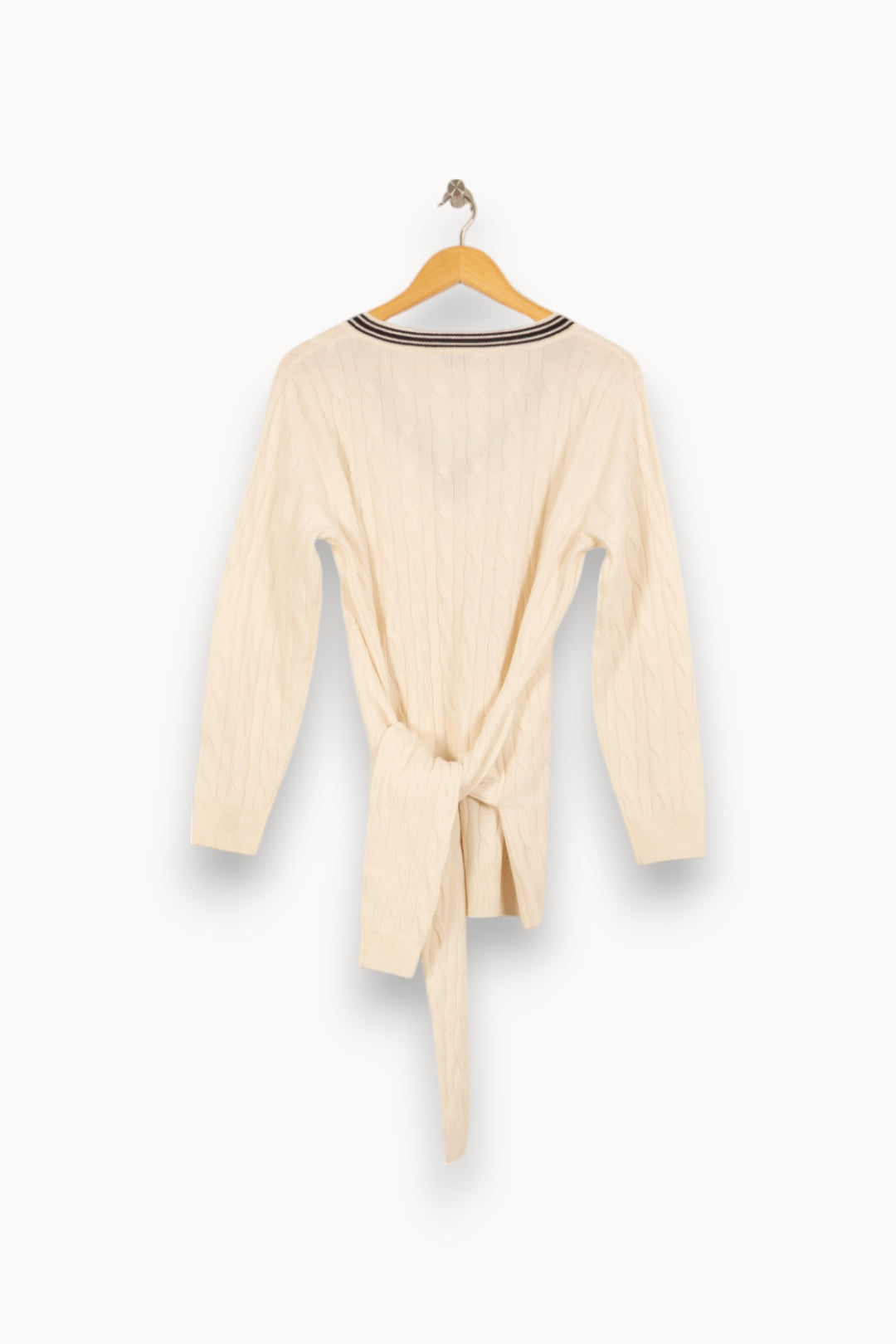 Pull Blanc - Taille S/36 de la marque Sandro | PARAD50429 - Vendu par Paradigme - Image 6