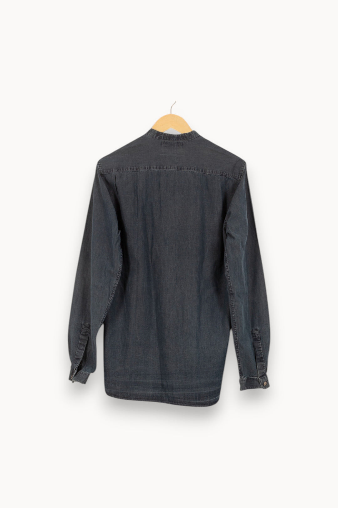 Chemise Col Mao Bleu - Taille L/40 de la marque The Kooples | PARAD50440 - Vendu par Paradigme - Image 4