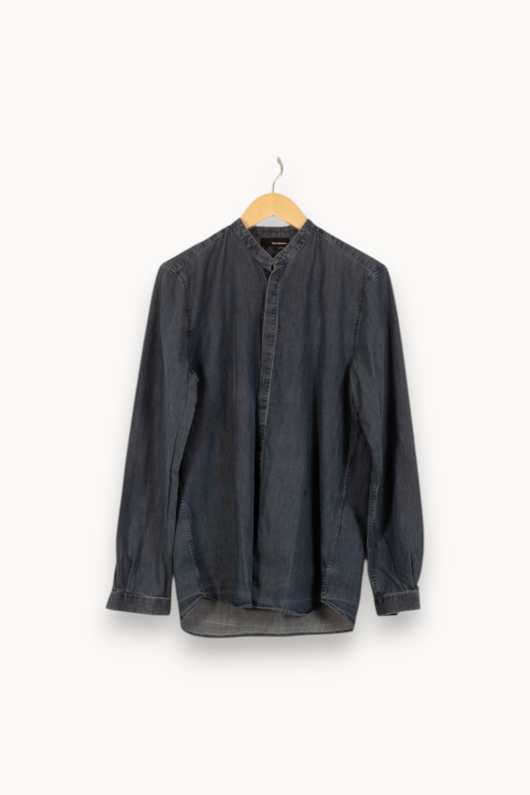 Chemise Col Mao Bleu - Taille L/40 de la marque The Kooples | PARAD50440 - Vendu par Paradigme - Image 2
