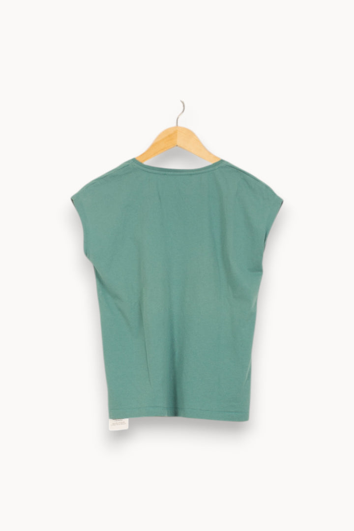 Tee-shirt Vert - Taille XS/34 de la marque La Fée Maraboutée | PARAD50444 - Vendu par Paradigme - Image 4