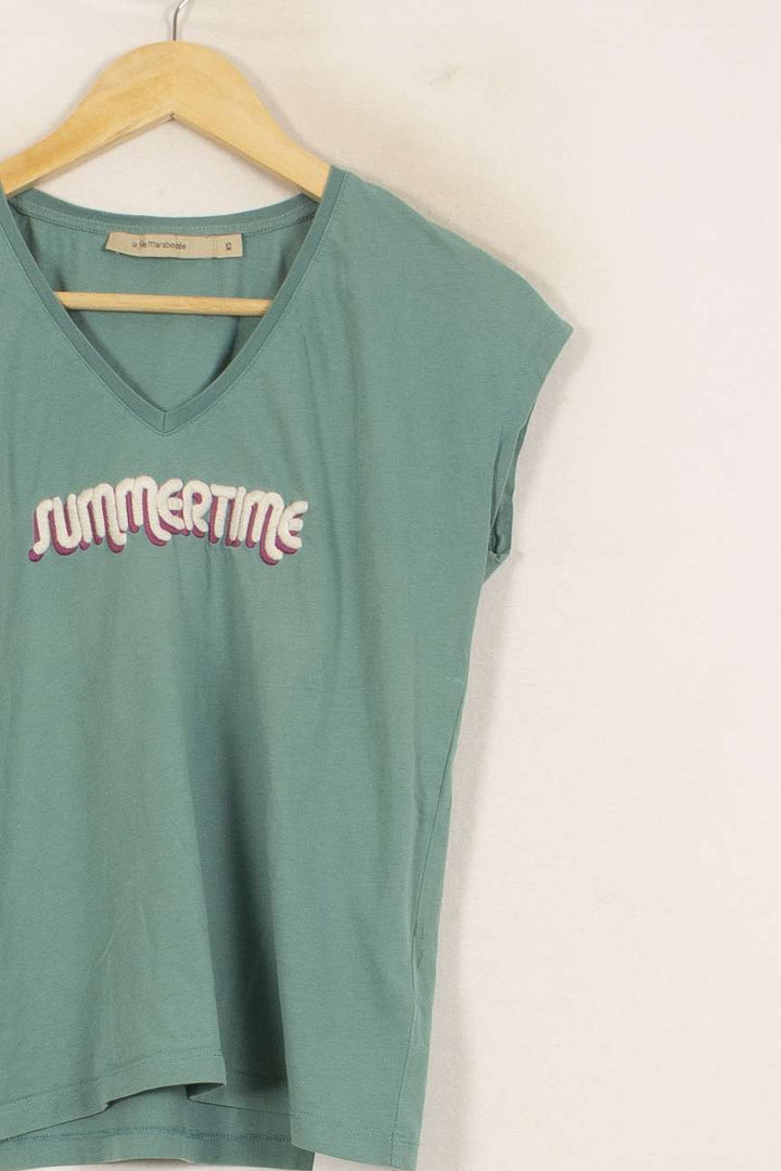 Tee-shirt Vert - Taille XS/34 de la marque La Fée Maraboutée | PARAD50444 - Vendu par Paradigme - Image 3
