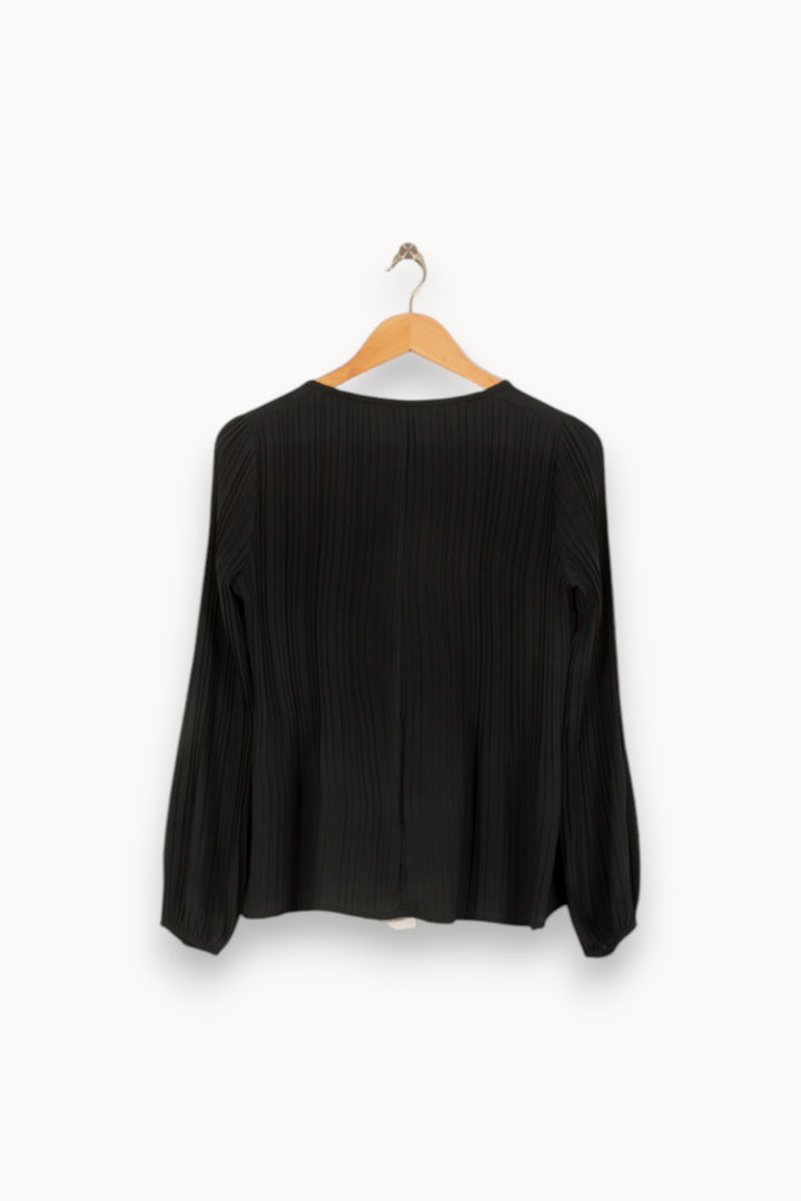 Blouse Noire - Taille S/36 de la marque La Fée Maraboutée | PARAD50450 - Vendu par Paradigme - Image 4