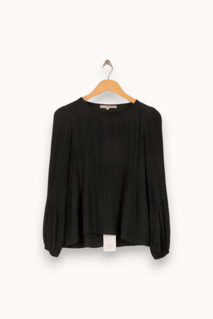 Blouse Noire - Taille S/36 de la marque La Fée Maraboutée | PARAD50450 - Vendu par Paradigme - Image 2