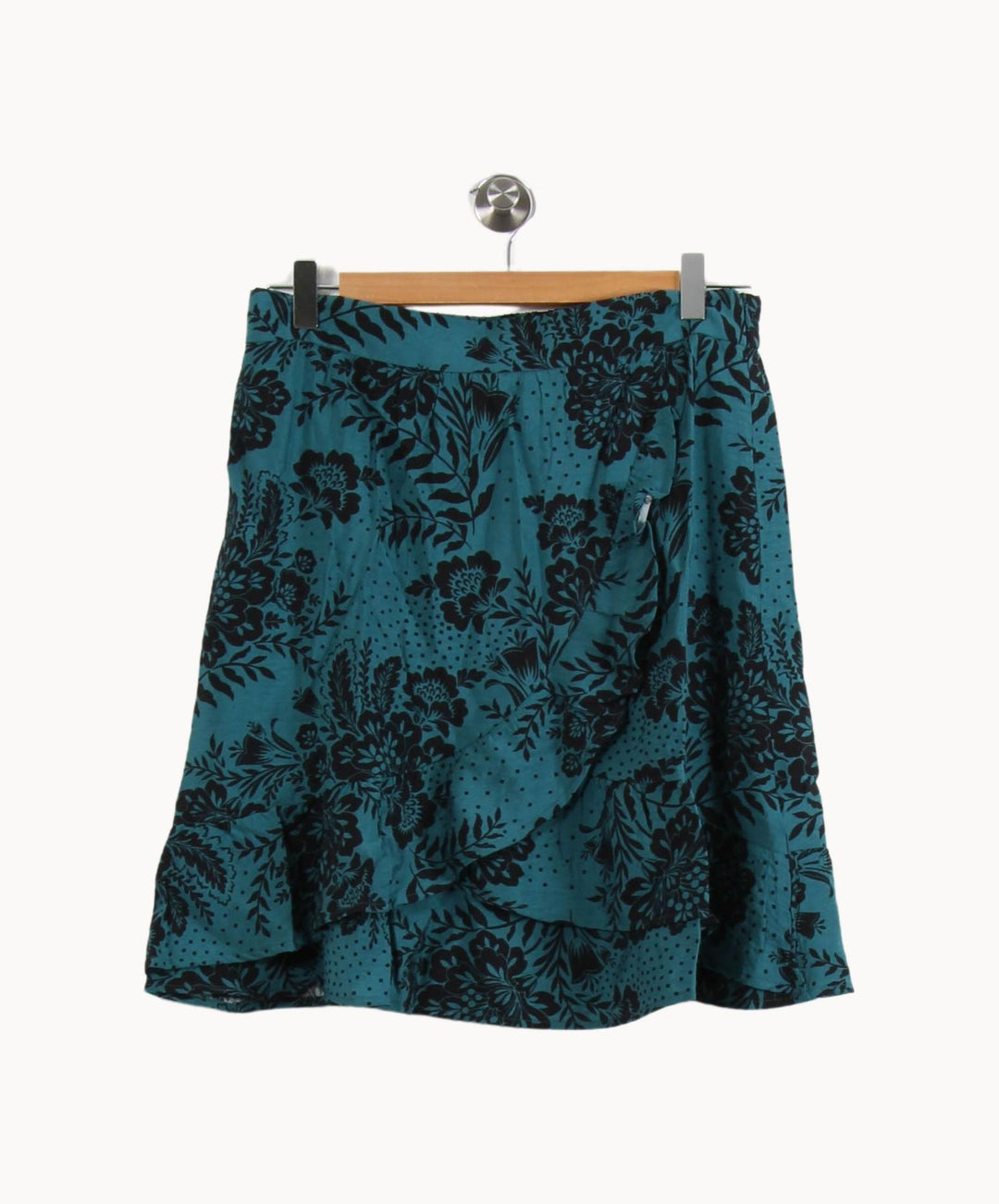 Jupe Courte Verte et Noire - Taille L/40 de la marque Grace & Mila | PARAD50454 - Vendu par Paradigme - Image 4