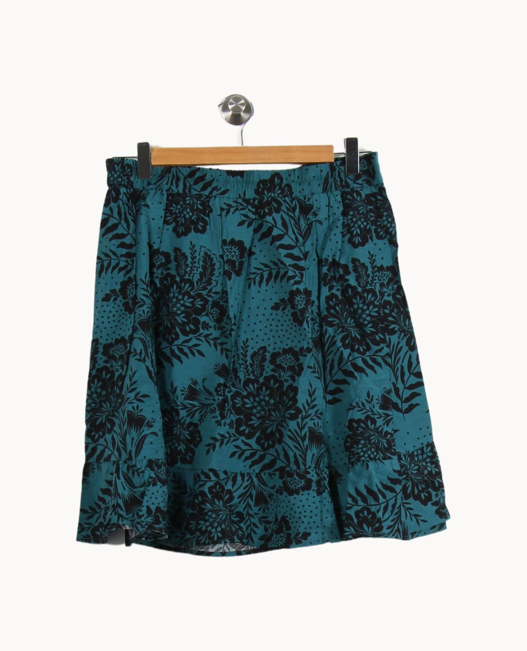 Jupe Courte Verte et Noire - Taille L/40 de la marque Grace & Mila | PARAD50454 - Vendu par Paradigme - Image 2