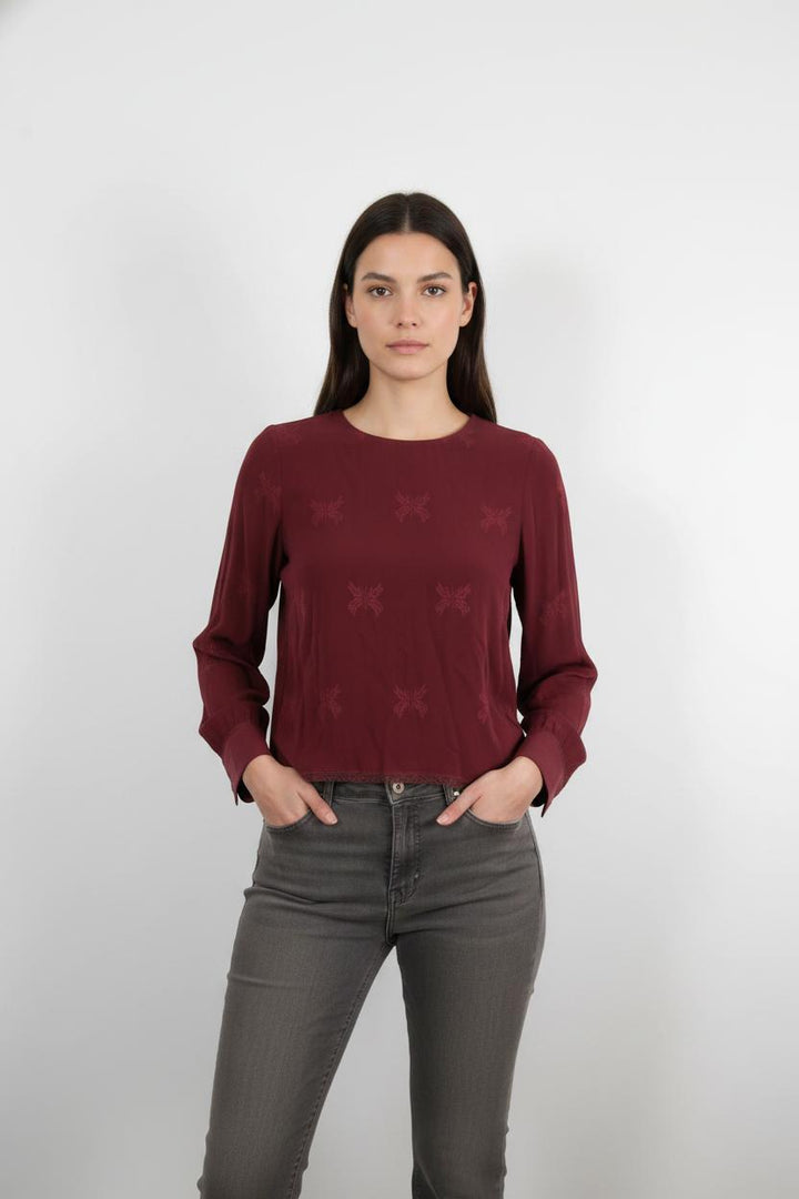 Blouse Bordeaux - Taille S/36