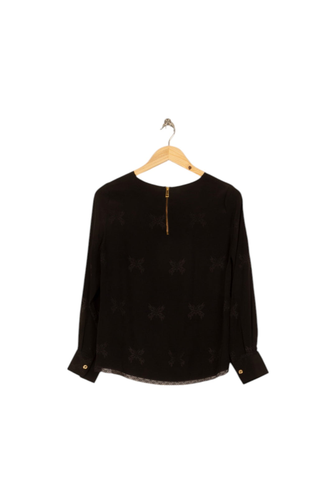 Blouse Noire - Taille XS/34 de la marque ba&sh | PARAD50458 - Vendu par Paradigme - Image 6