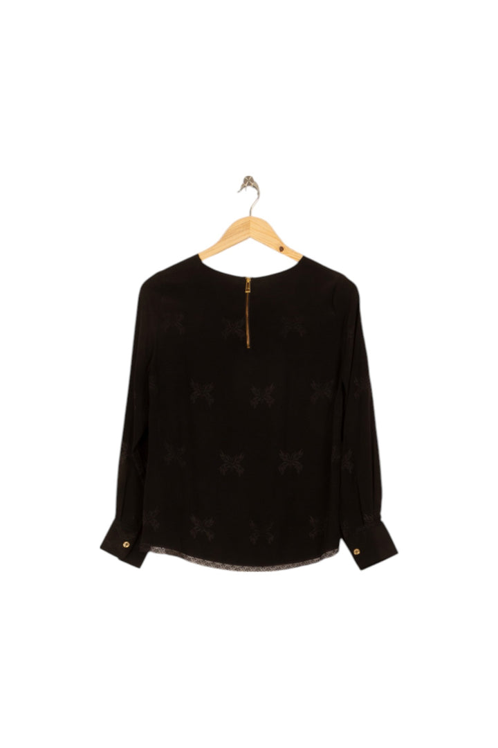 Blouse Noire - Taille XS/34 de la marque ba&sh | PARAD50458 - Vendu par Paradigme - Image 6