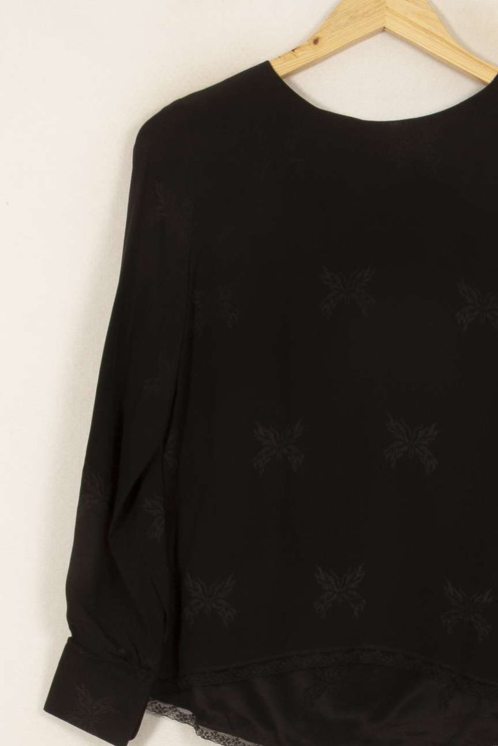 Blouse Noire - Taille XS/34 de la marque ba&sh | PARAD50458 - Vendu par Paradigme - Image 3