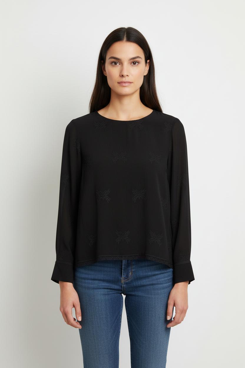 Blouse Noire - Taille XS/34