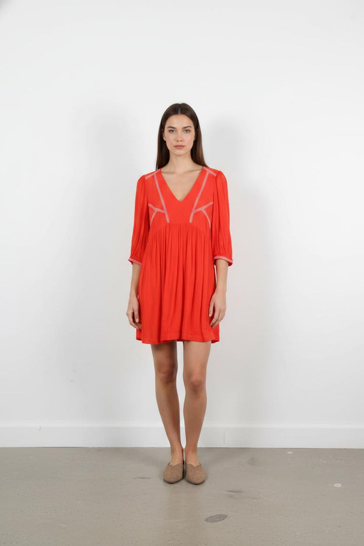 Robe Orange - Taille XS/34
