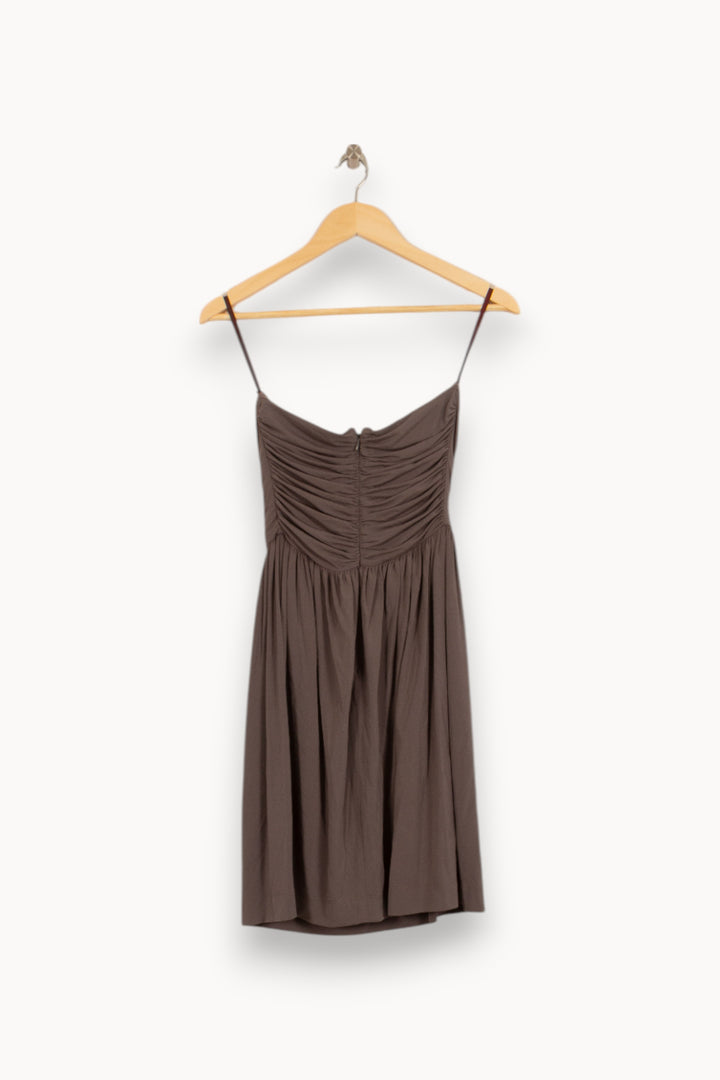Robe Courte Grise - Taille XS/34 de la marque Comptoir des Cotonniers | PARAD50466 - Vendu par Paradigme - Image 4