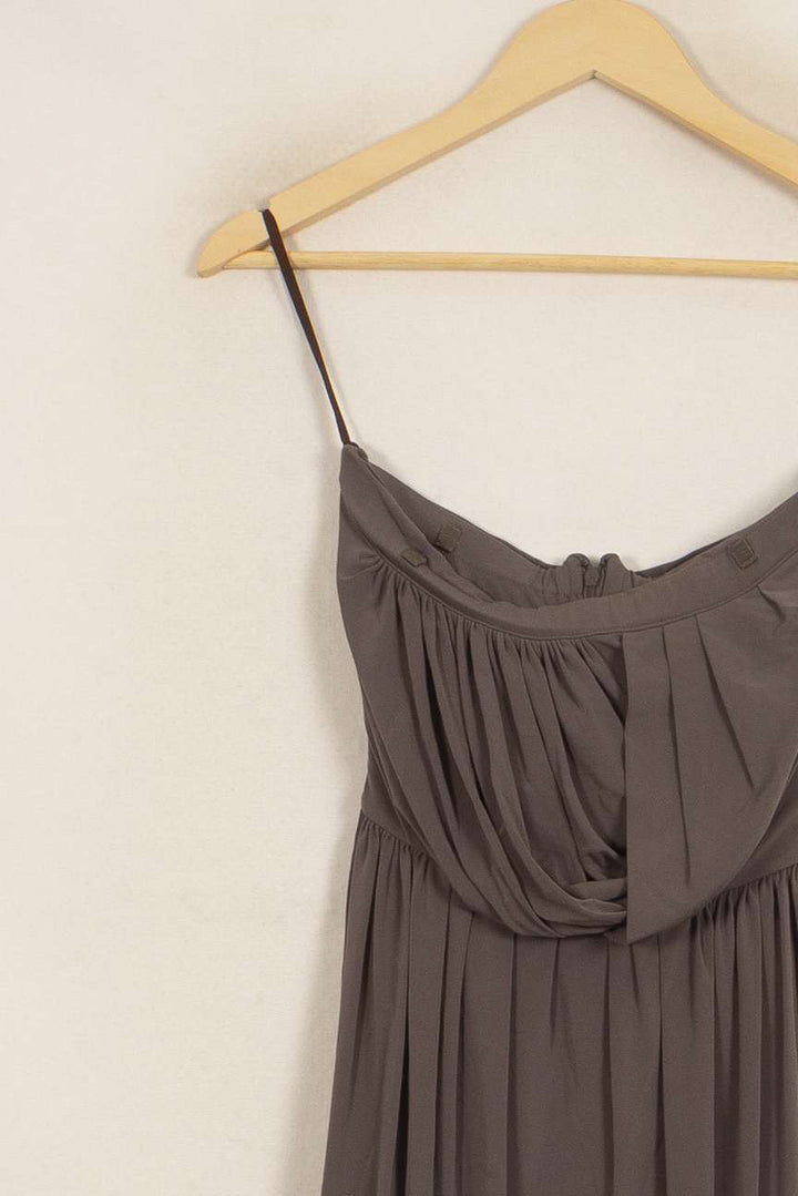 Robe Courte Grise - Taille XS/34 de la marque Comptoir des Cotonniers | PARAD50466 - Vendu par Paradigme - Image 3